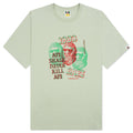 A BATHING APE Pigment Three Ape Head Tee - Green