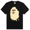 A BATHING APE Valentine Chocolate Ape Head Tee - Black