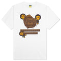 A BATHING APE Valentine Chocolate Baby Milo Tee - White
