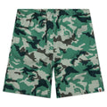 A BATHING APE Woodland Camo Beach Shorts - Olive Drab
