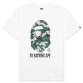 A BATHING APE Woodland Camo By Bathing Ape Tee  - White