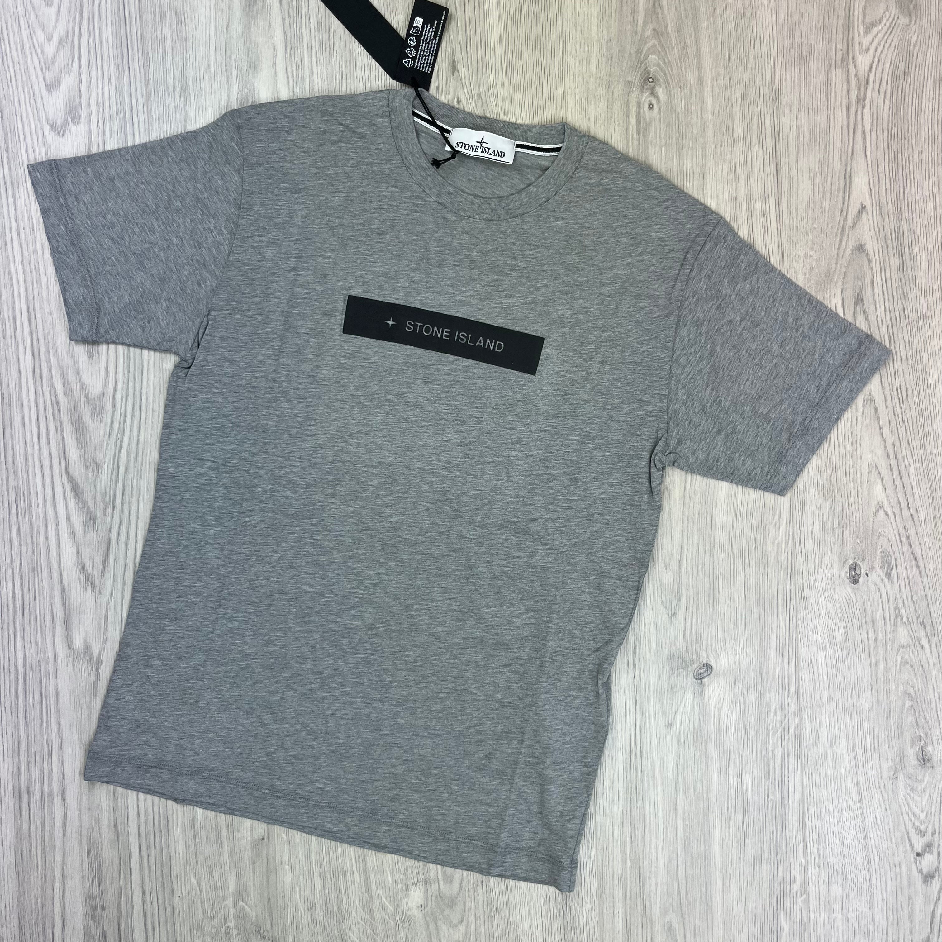 Stone Island Printed T-Shirt - Grey Ironleague