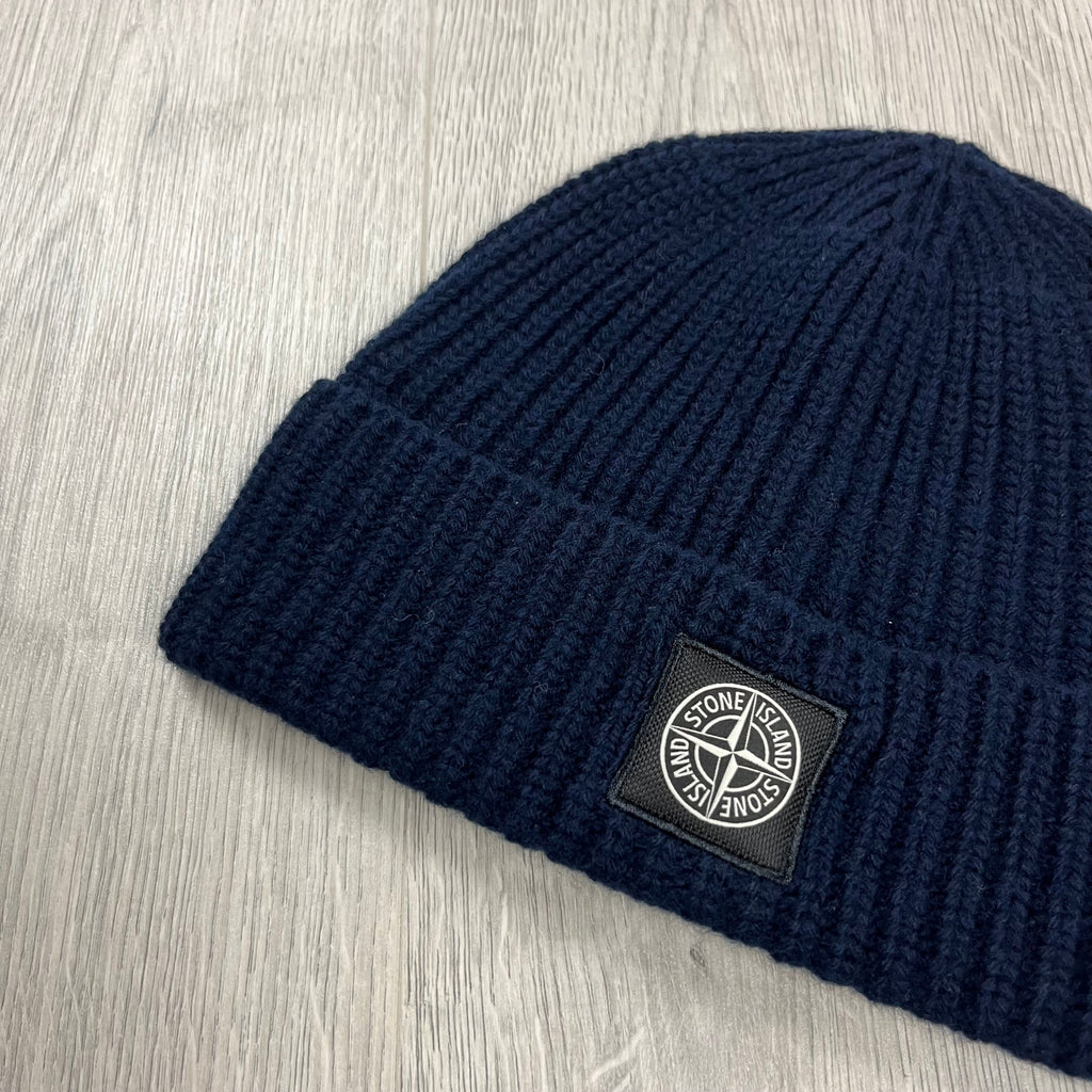 Stone Island Beanie - Navy Ironleague
