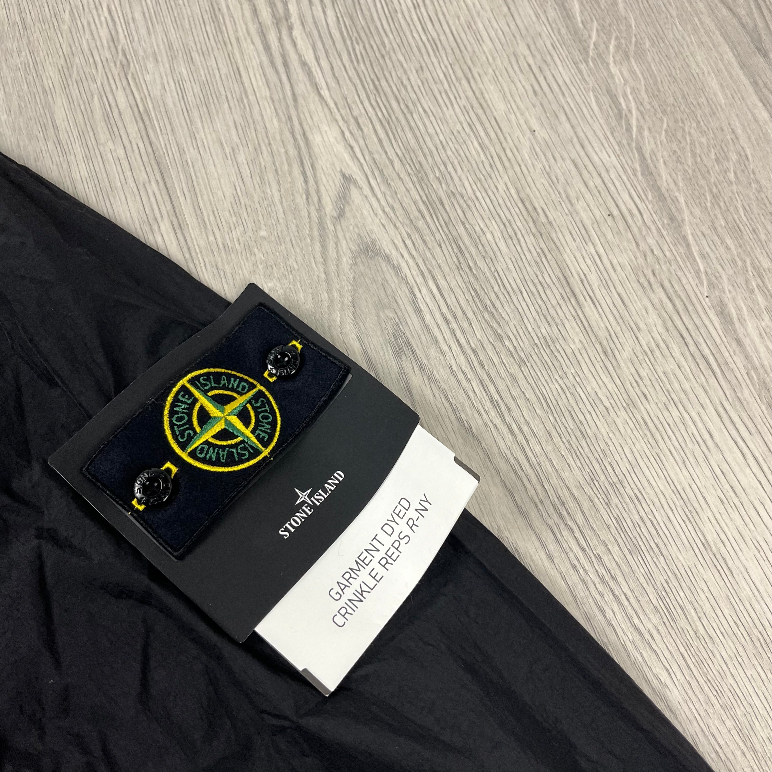 Stone Island Crinkle Reps R-NY Jacket - Black Ironleague