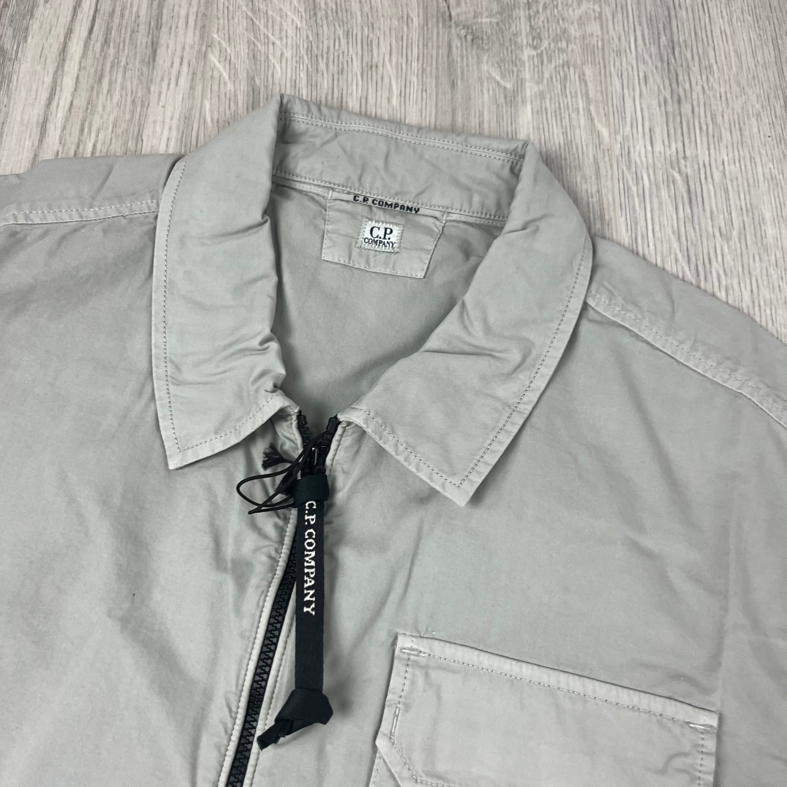 CP Company Zip Overshirt - London Fog Ironleague