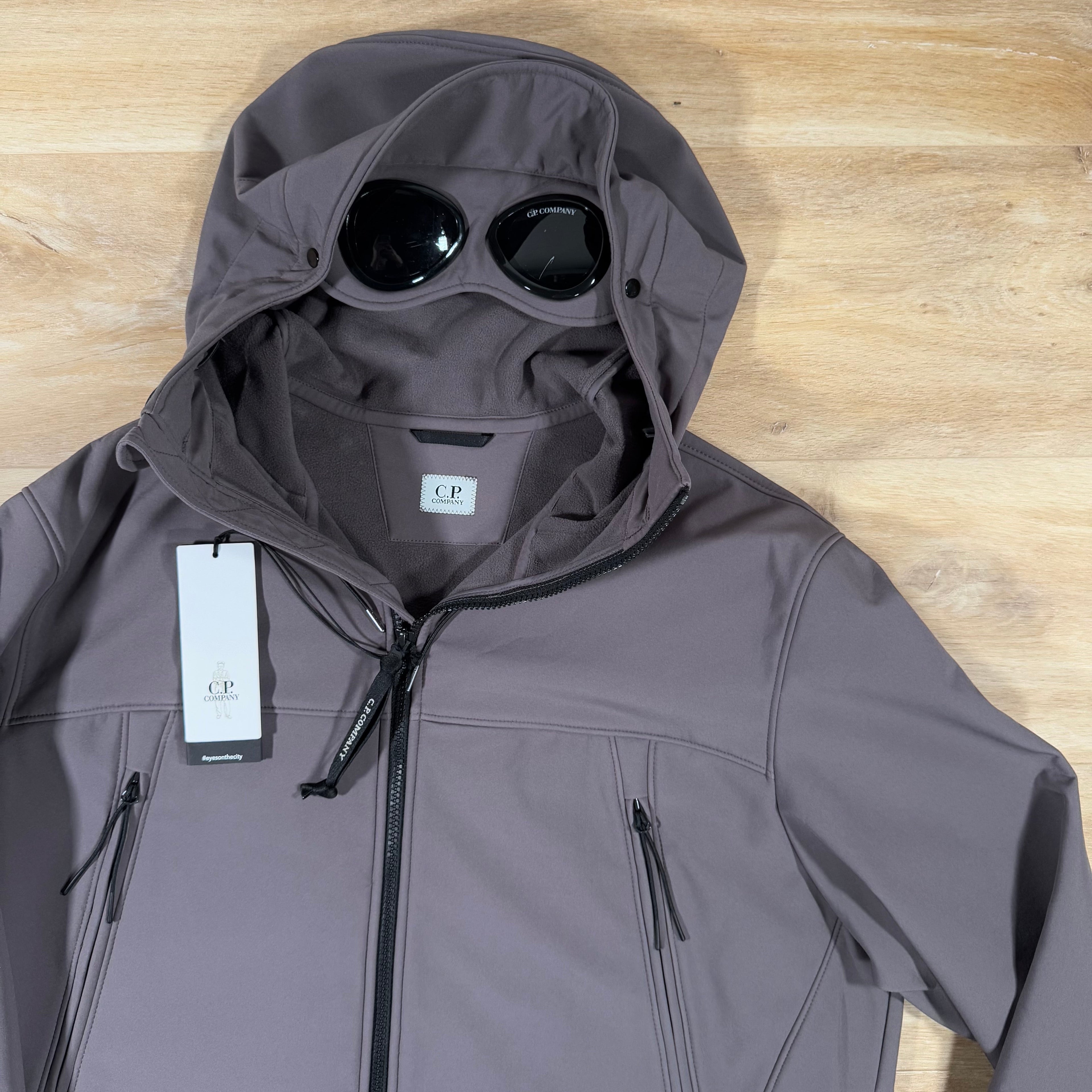 CP Company Shell-R Goggle Jacket in Violet Ironleague