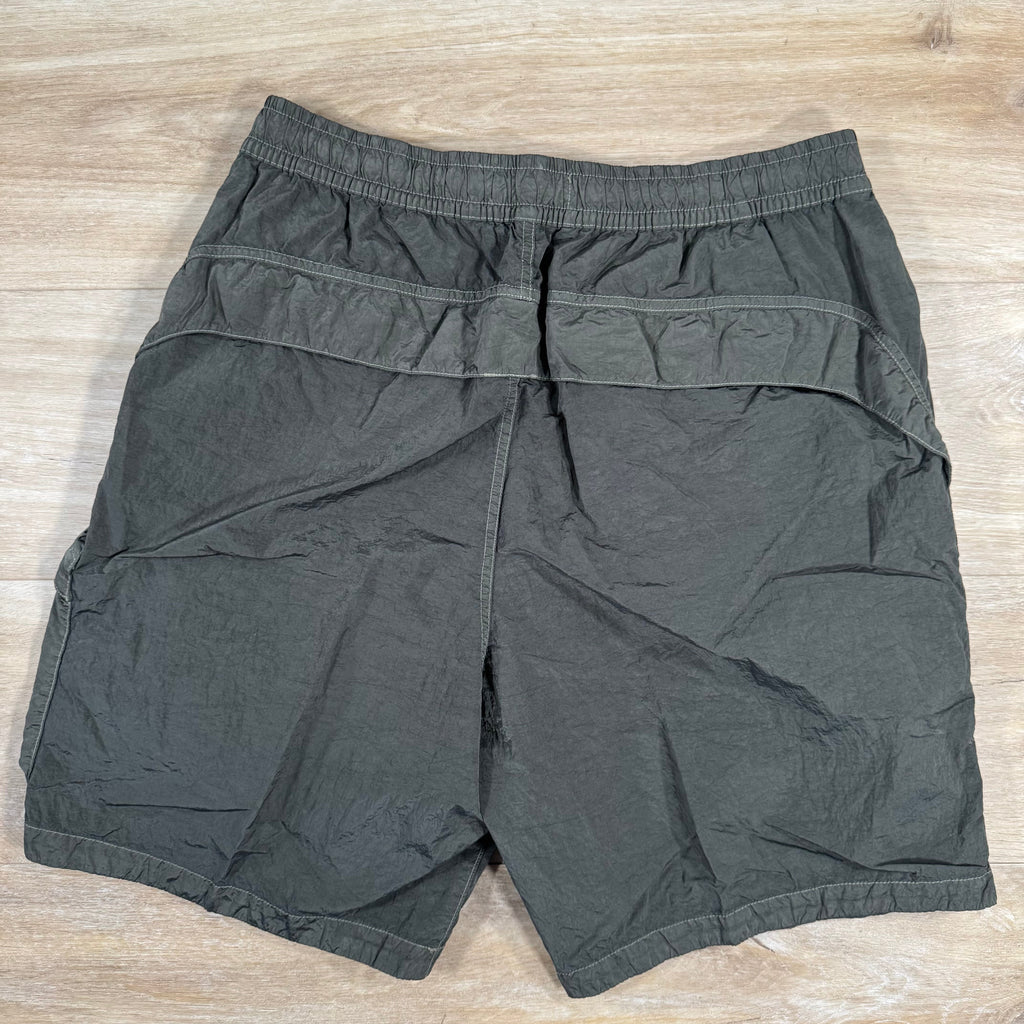 Stone Island Nylon Metal Bermuda Shorts in Military Green Ironleague