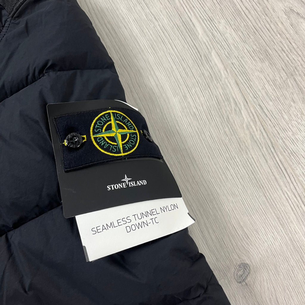 Stone Island Nylon Down Jacket - Black Ironleague