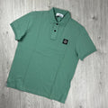Stone Island Patch Polo Shirt - Mint Ironleague