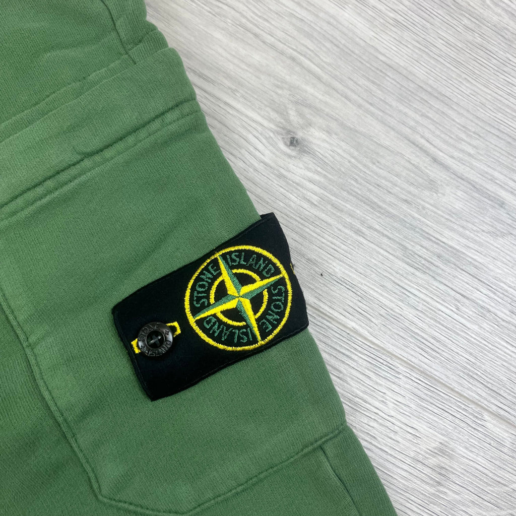 Stone Island Dyed Sweatpants - Olive Ironleague