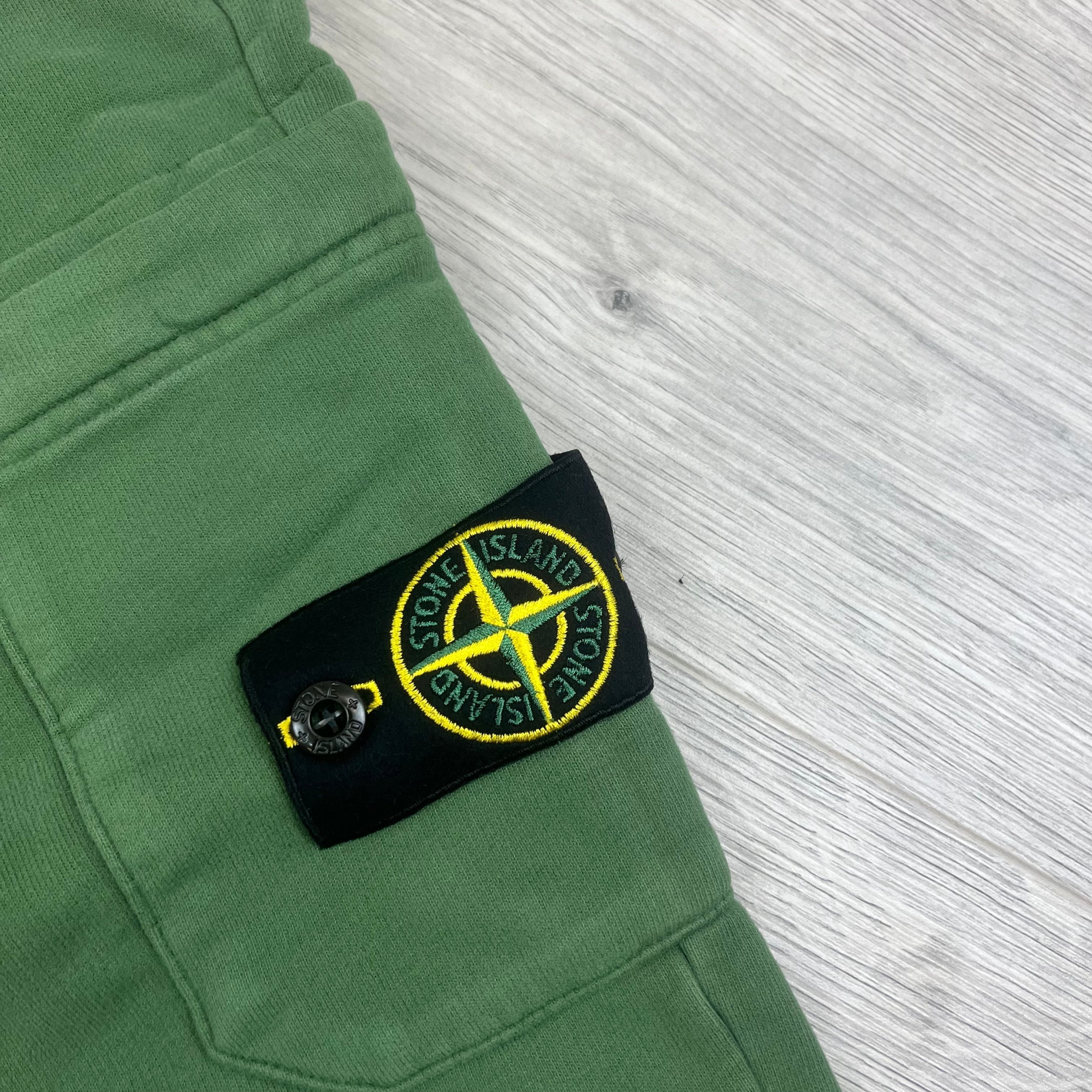 Stone Island Dyed Sweatpants - Olive Ironleague