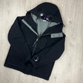 CP Company Duffel Goggle Jacket - Black Ironleague