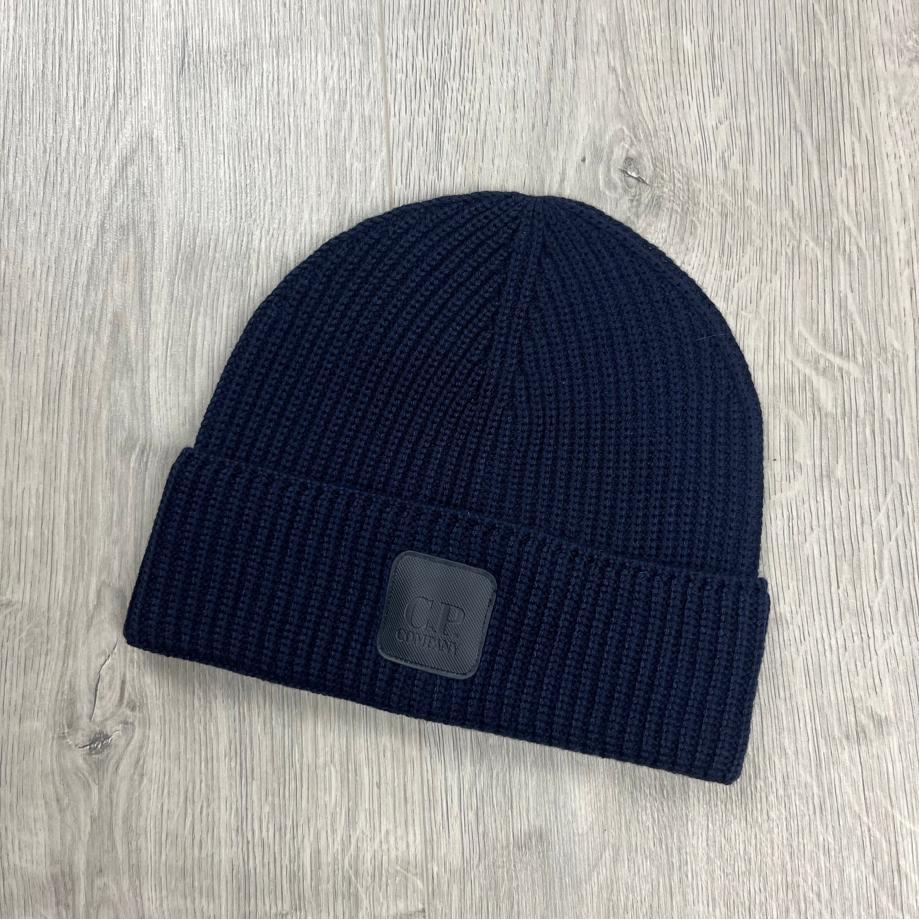 CP Company Metropolis Beanie - Navy Ironleague