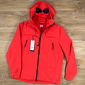 CP Company Shell-R Goggle Jacket in Poinciana Orange Ironleague
