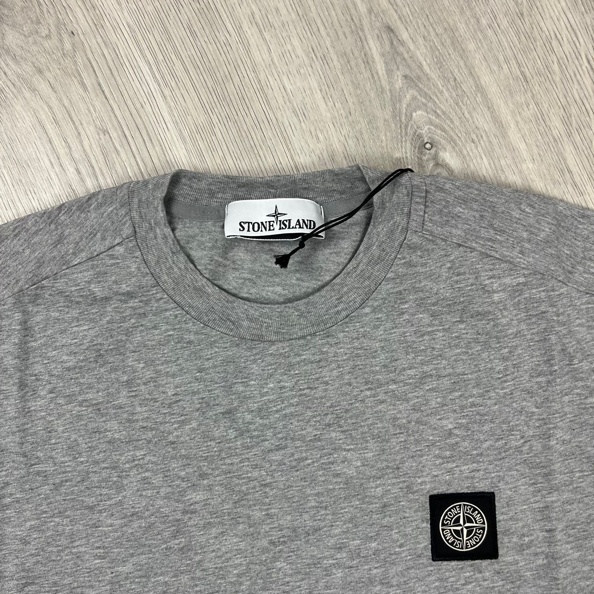 Stone Island Patch T-Shirt - Grey Ironleague