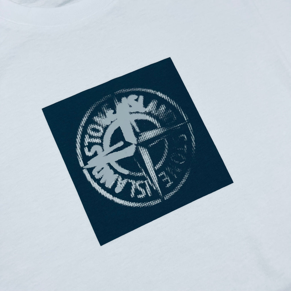 Stone Island Printed T-Shirt - White Ironleague