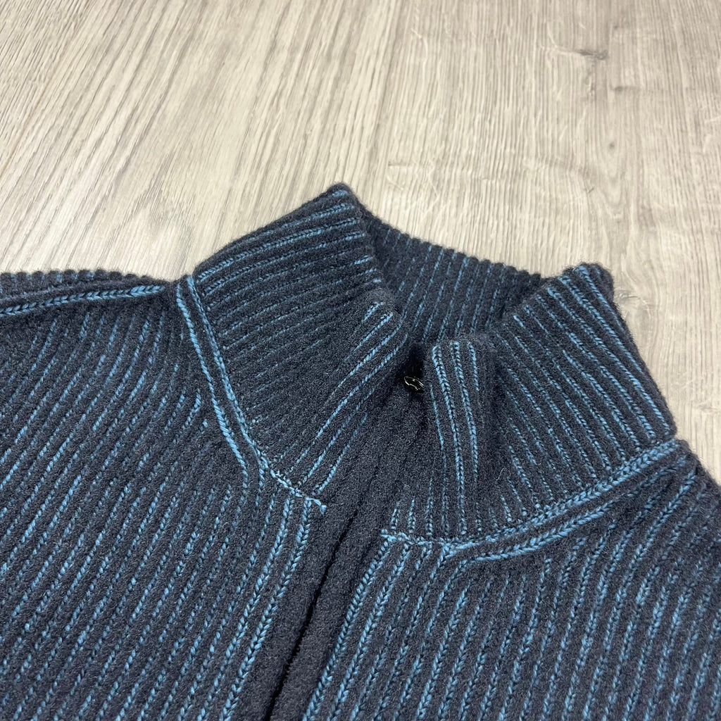 CP Company Knit Zip Fleece - Aegean Blue Ironleague