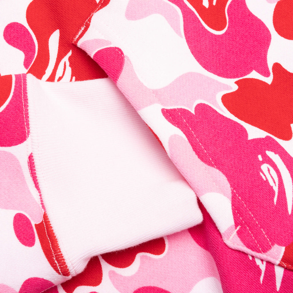 A BATHING APE ABC Camo 2nd APE Pullover Hoodie - Pink
