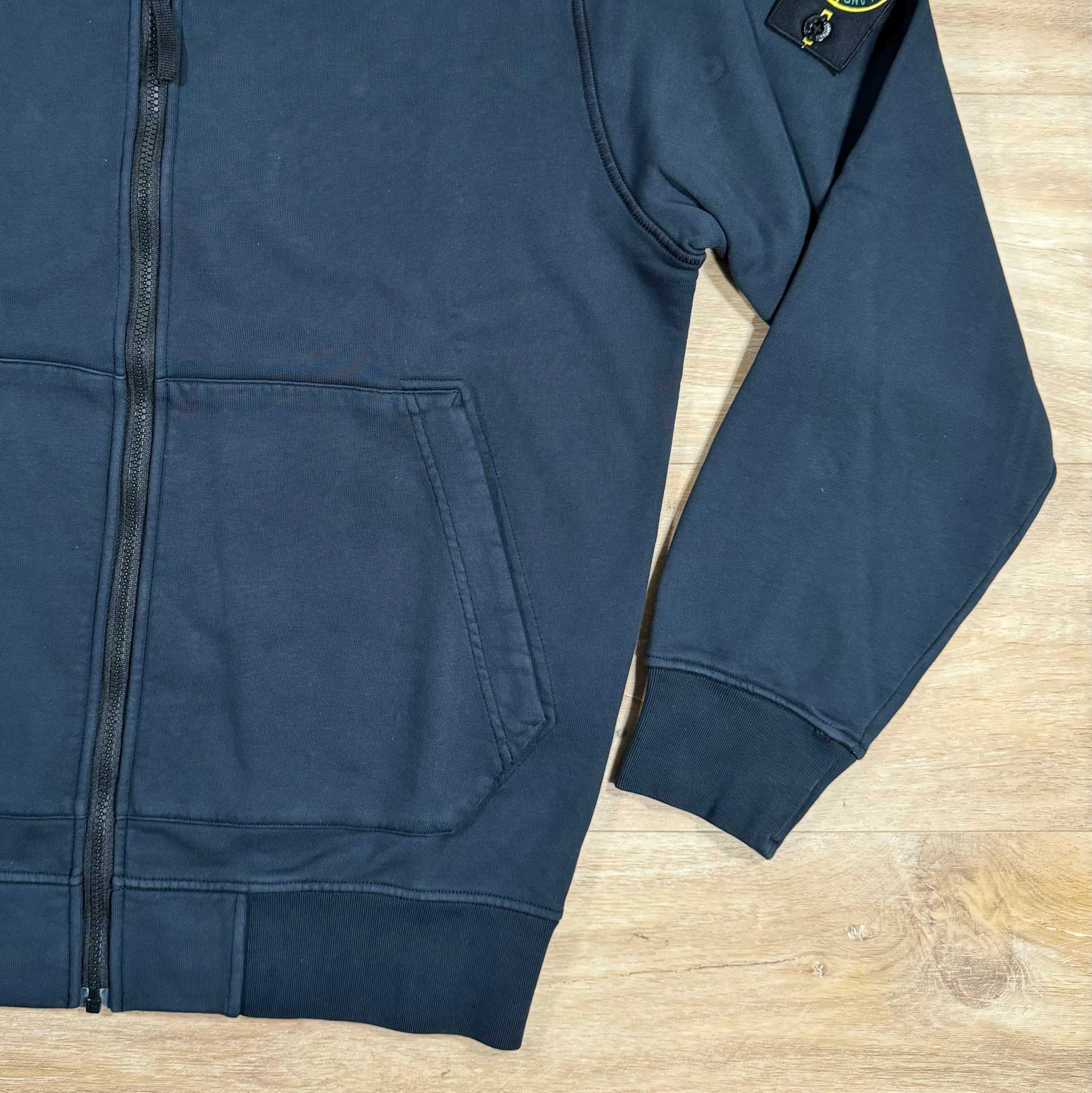 Stone Island Full-Zip Sweatshirt in Navy Ironleague