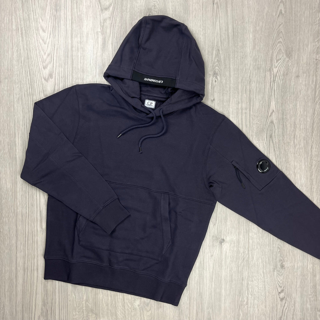 CP Company Raised Fleece Hoodie - Nightshade Ironleague