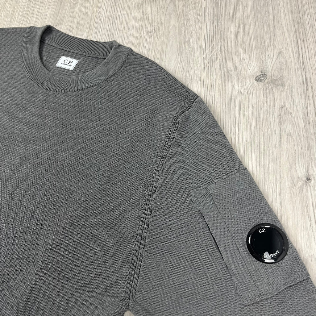 CP Company Knit Sweatshirt - Gunmetal Ironleague