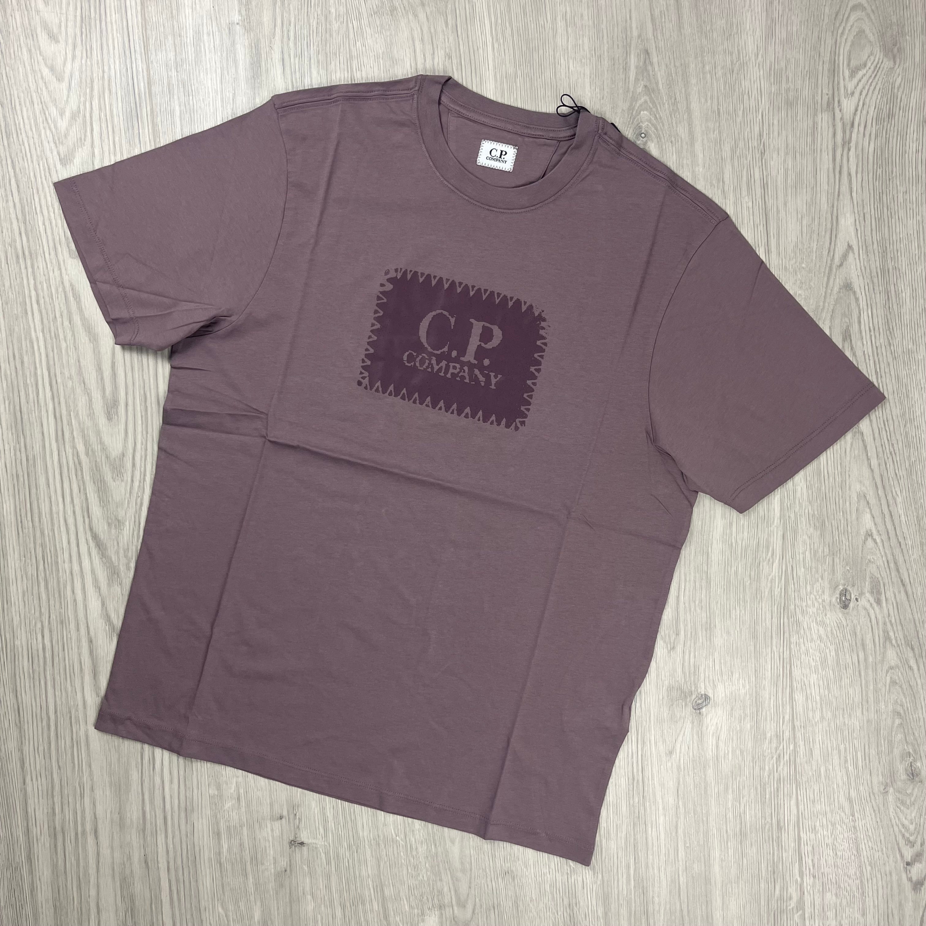 CP Company Stamp T-Shirt - Dove Ironleague