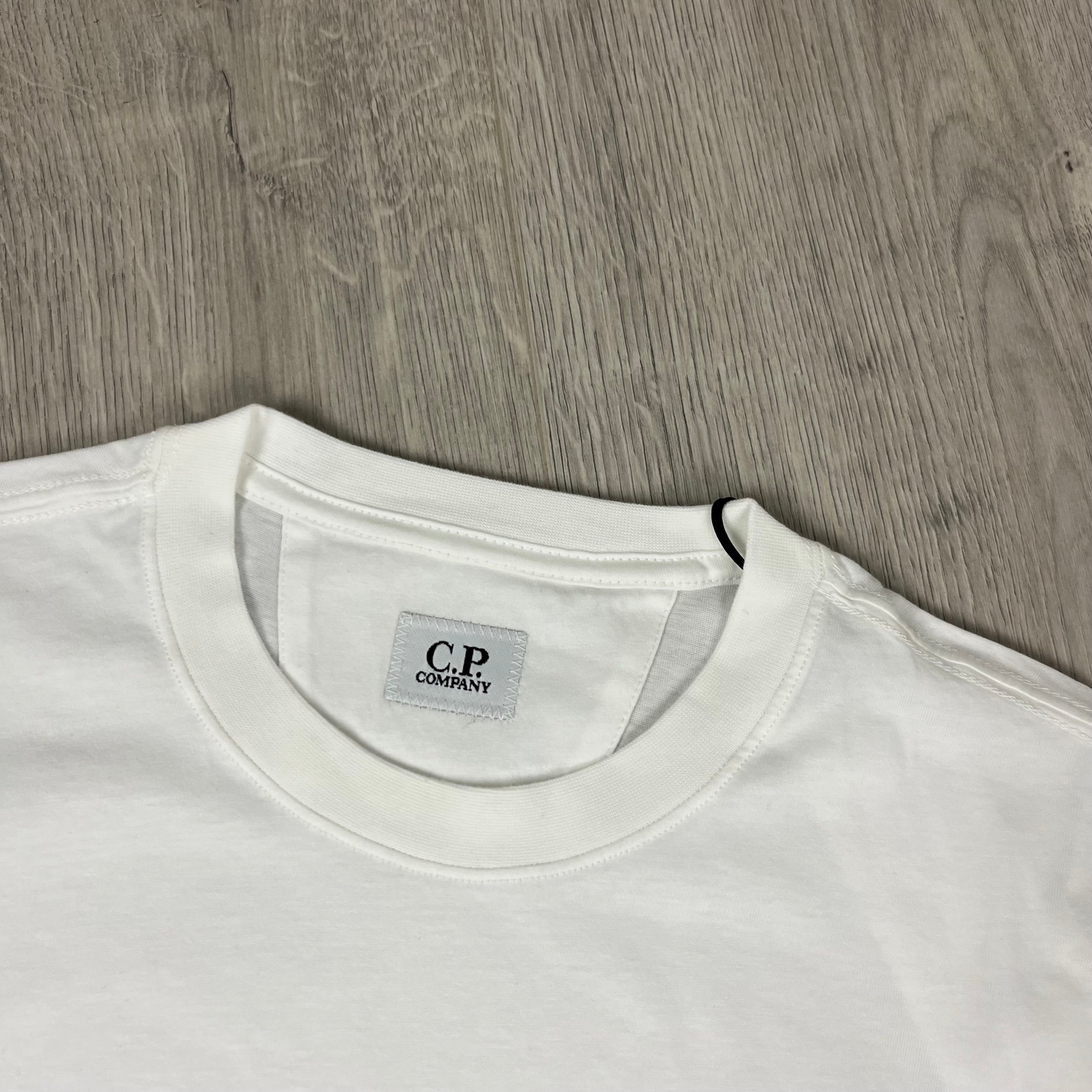 CP Company Stamp T-Shirt - White Ironleague