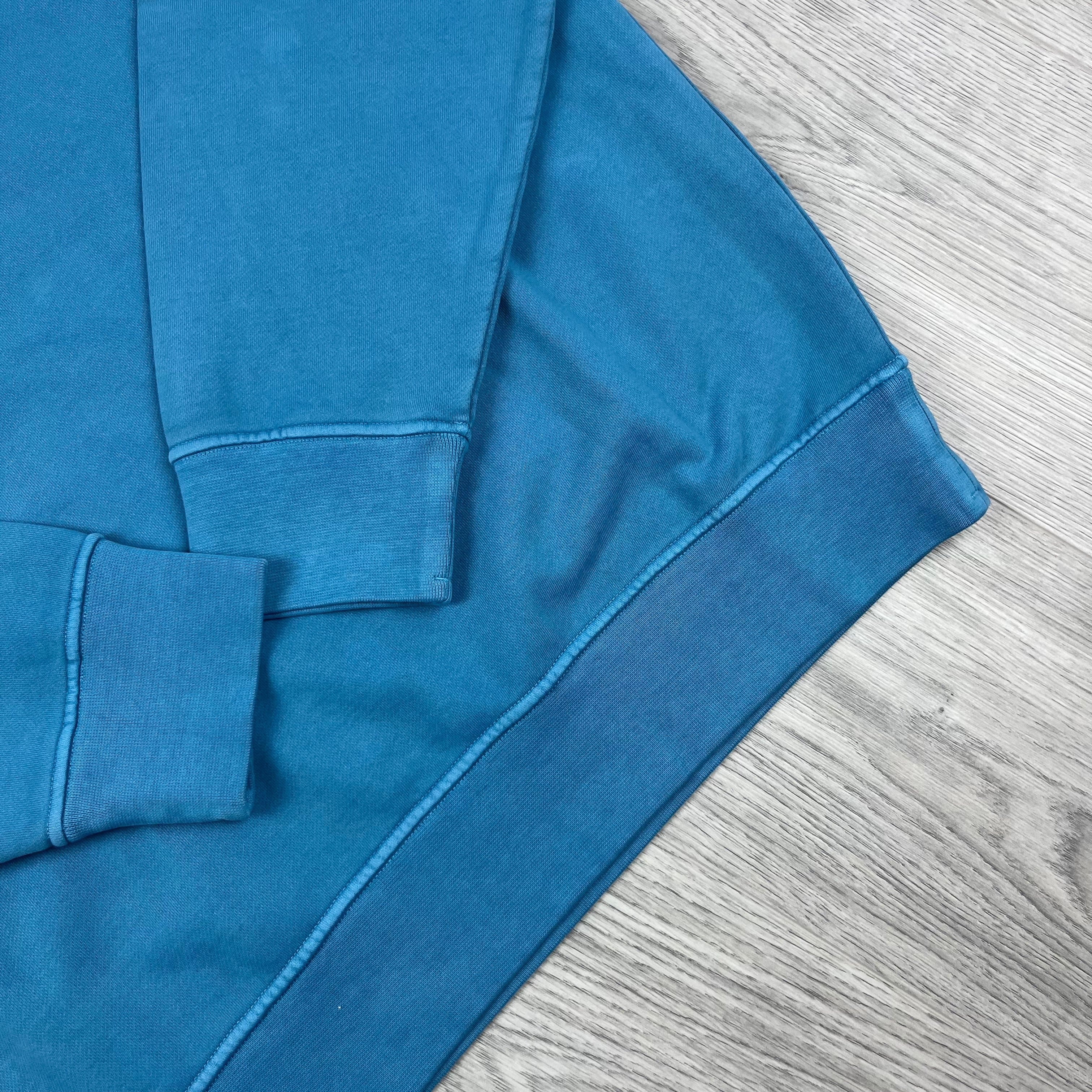 CP Company Patch Sweatshirt - Aegean Blue Ironleague