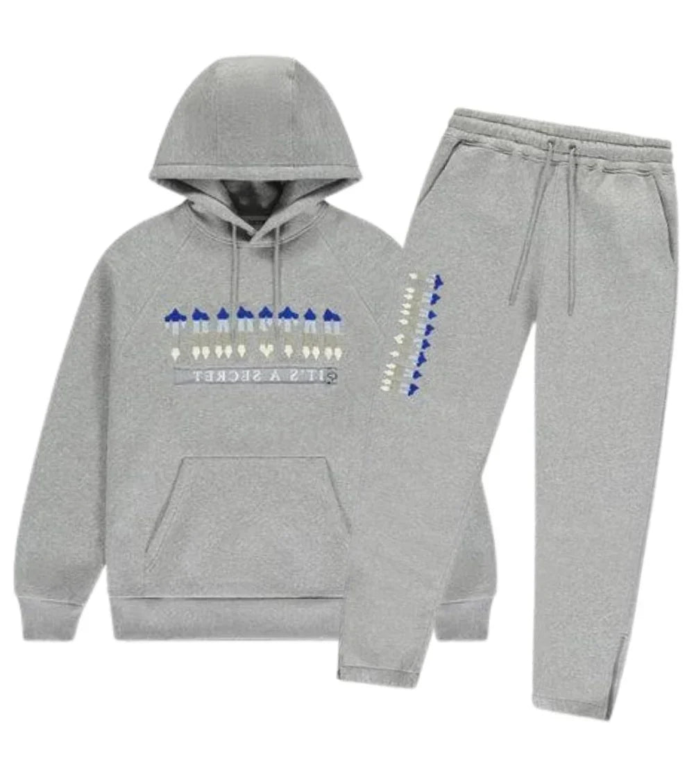 Trapstar Chenille Decoded 2.0 Tracksuit - Black/Grey Ironleague