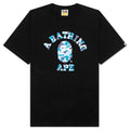 A BATHING APE Abc Camo College Tee - Black/Blue