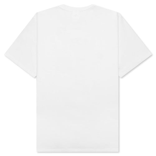 A BATHING APE ABC Camo College Tee - White/Pink