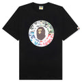 A BATHING APE Abc Camo Crazy Busy Works Tee - Black