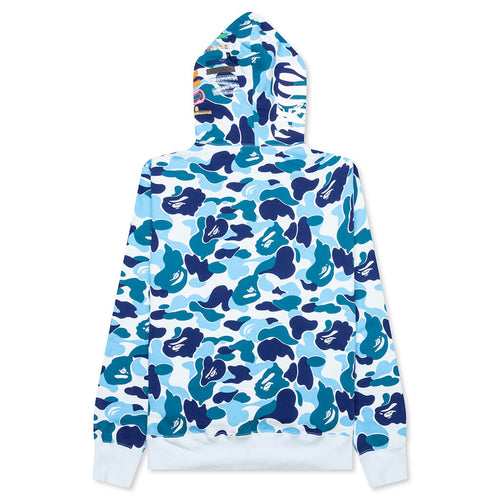 A BATHING APE Abc Camo Tiger Full Zip Hoodie - Blue