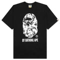 A BATHING APE ABC Camo By Bathing Ape Tee - Black/Grey