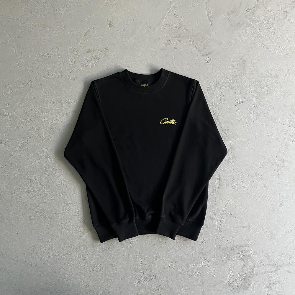 Corteiz Alcatraz Basic Crewneck Set - Black Ironleague