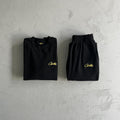 Corteiz Alcatraz Basic Crewneck Set - Black Ironleague