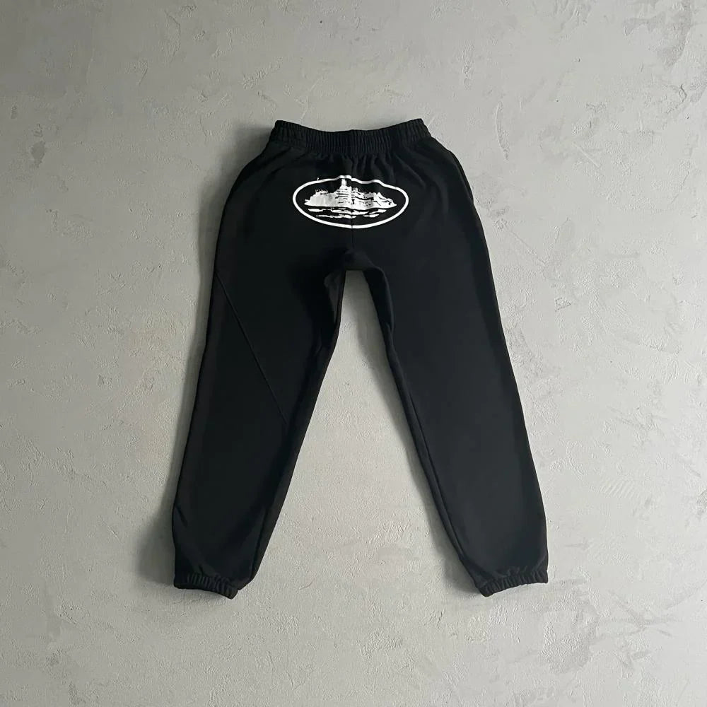 Corteiz Alcatraz Jogging Pants - Black Ironleague