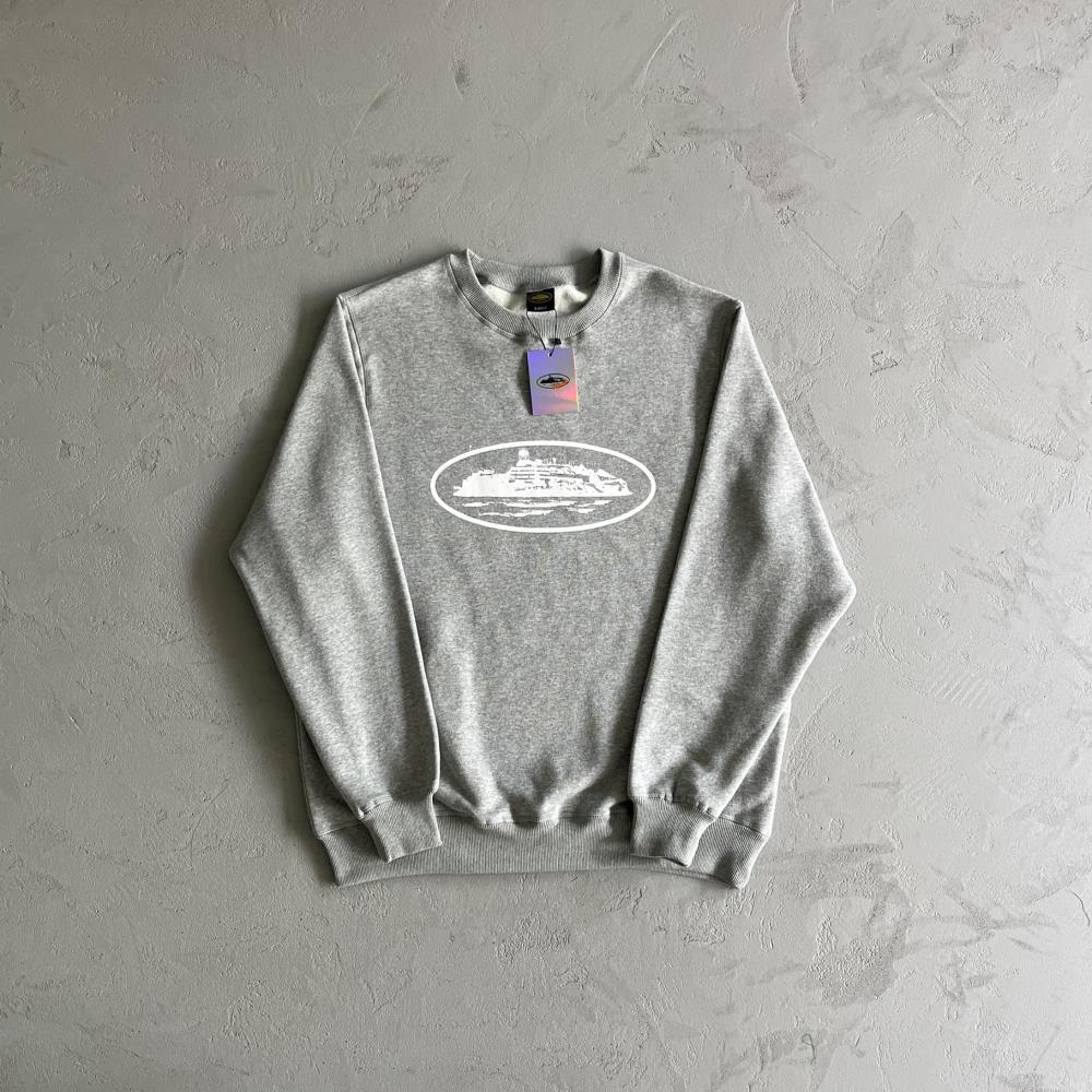 Corteiz Alcatraz Crewneck - Grey Ironleague