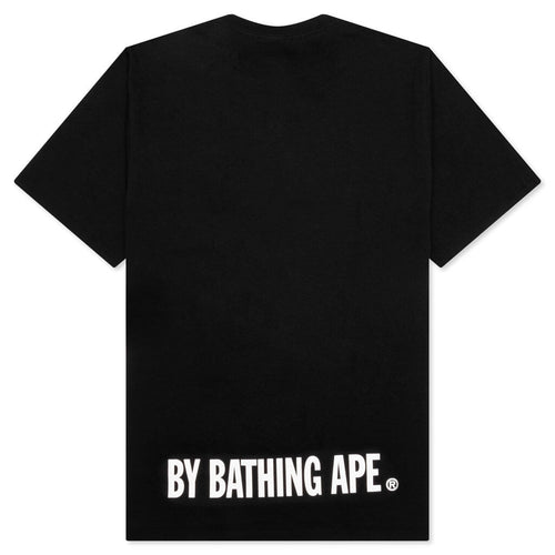 A BATHING APE Ape Face Sta Tee - Black