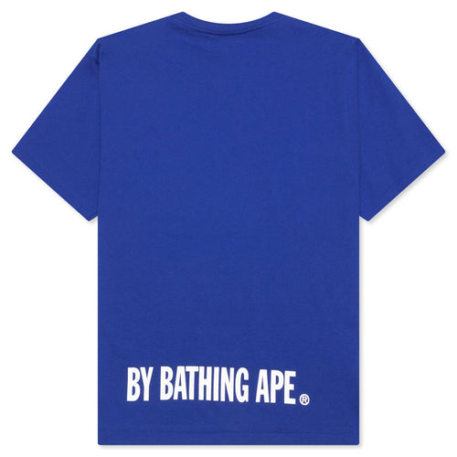 A BATHING APE Ape Face Sta Tee - Blue