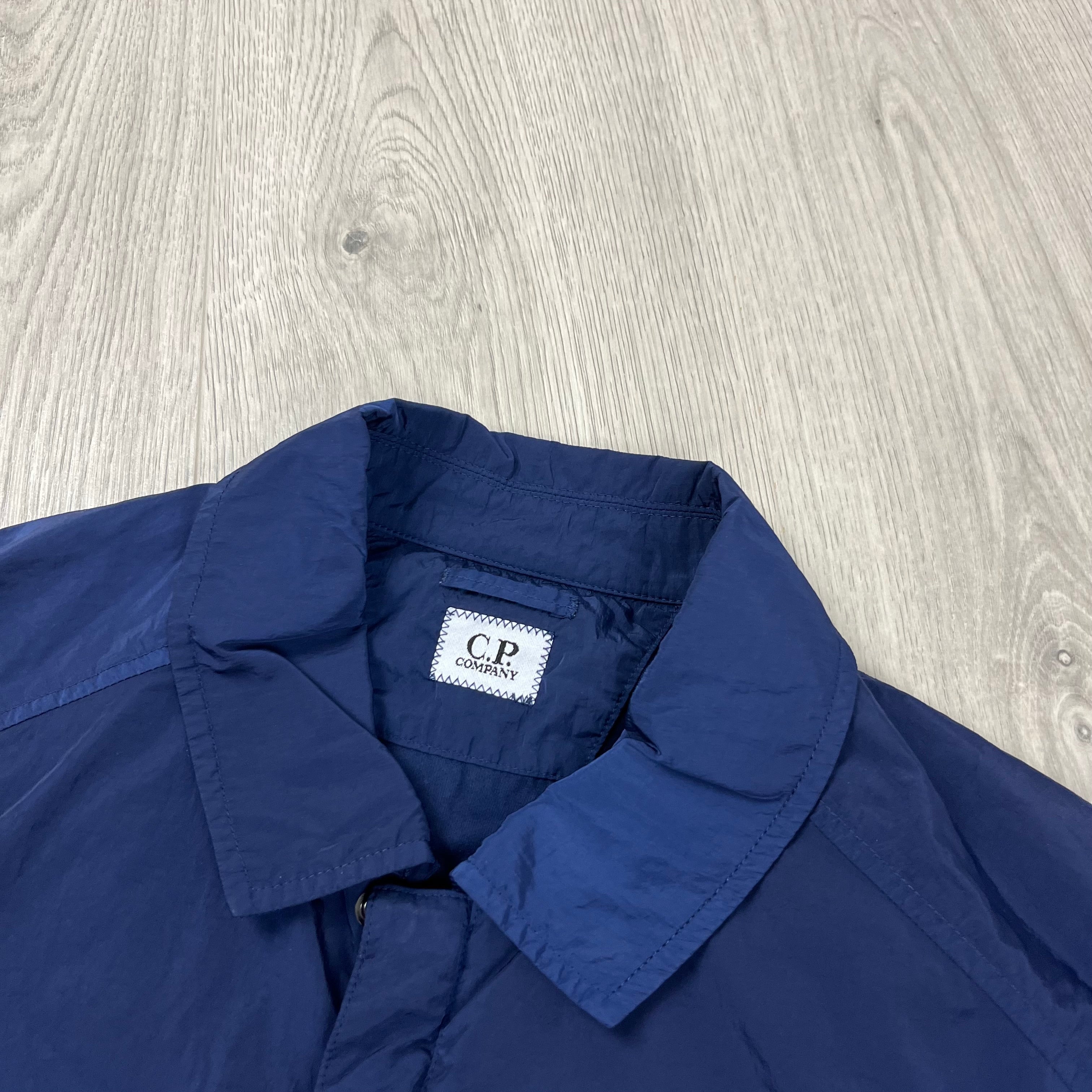 CP Company Chrome Overshirt - Estate Blue Ironleague