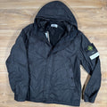 Stone Island Crinkle Reps R-NY Jacket in Black Ironleague