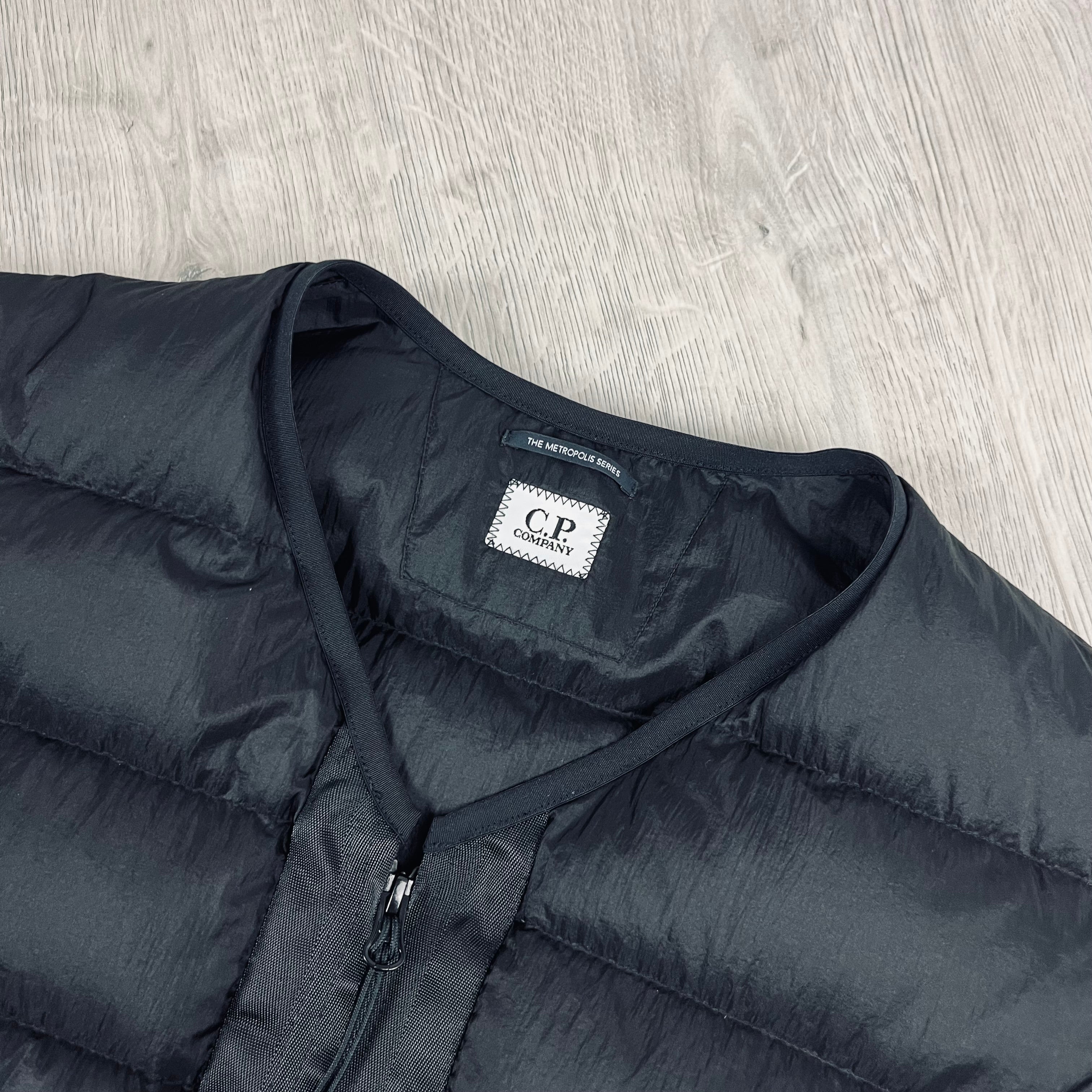 CP Company Metropolis Padded Blazer - Black Ironleague