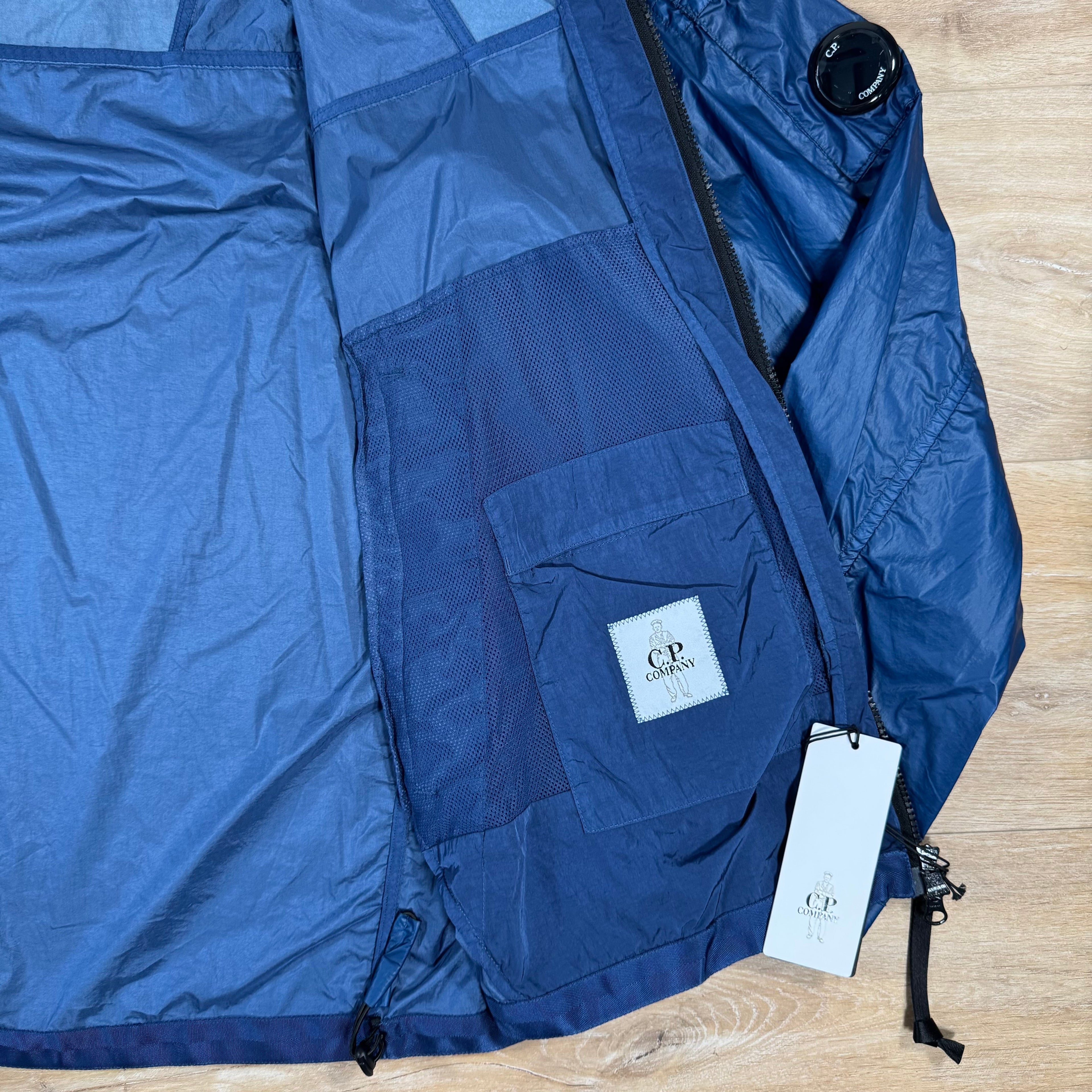 CP Company CS II Mixed Lens Jacket in Oceana - Blue Ironleague