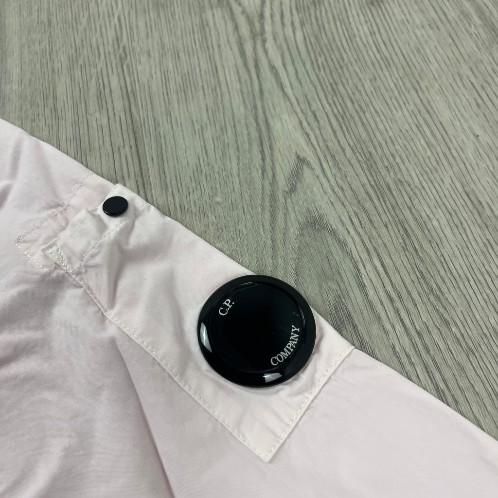 CP Company Zip Overshirt - Pink Ironleague
