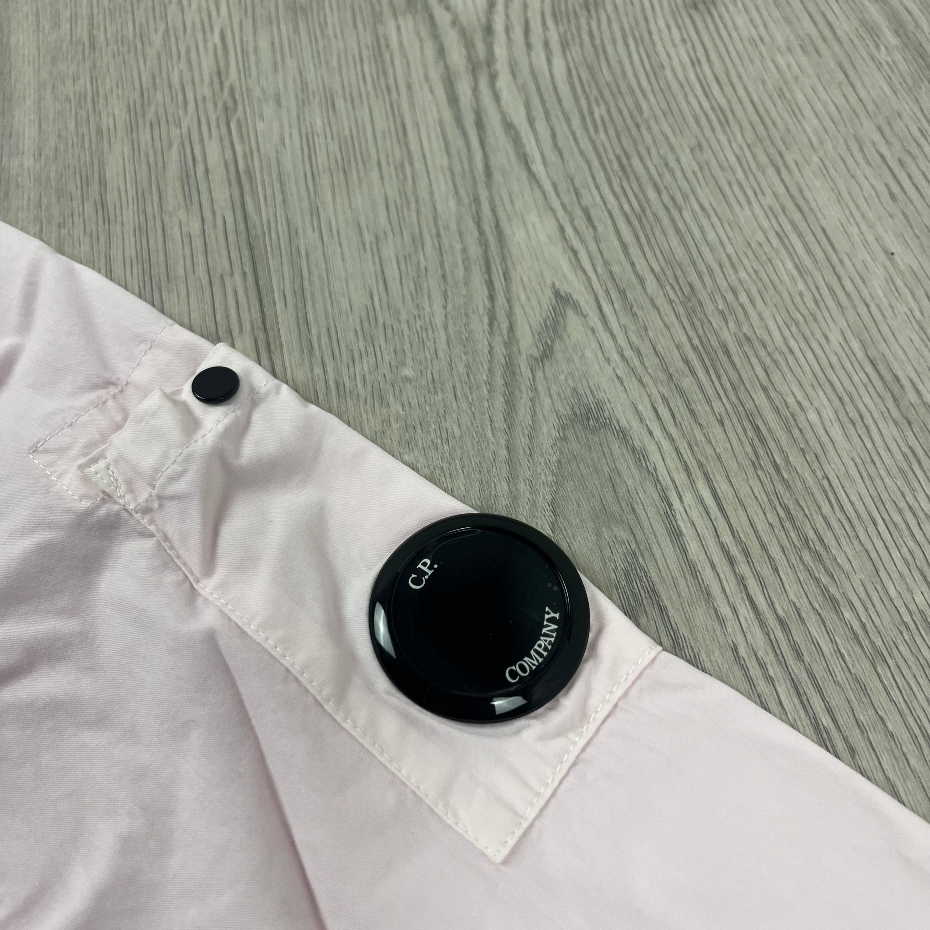 CP Company Zip Overshirt - Pink Ironleague