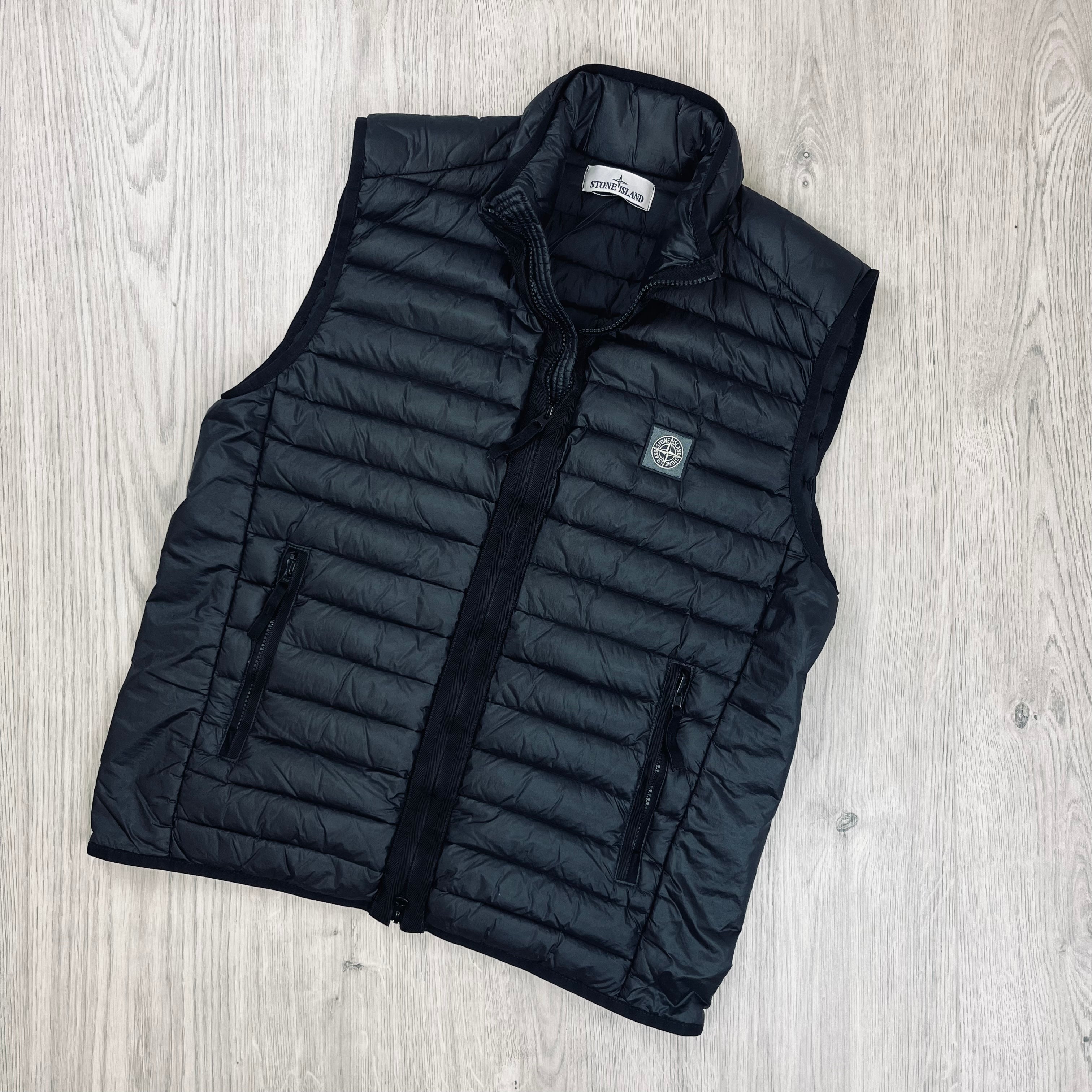 Stone Island Padded Gilet - Black Ironleague
