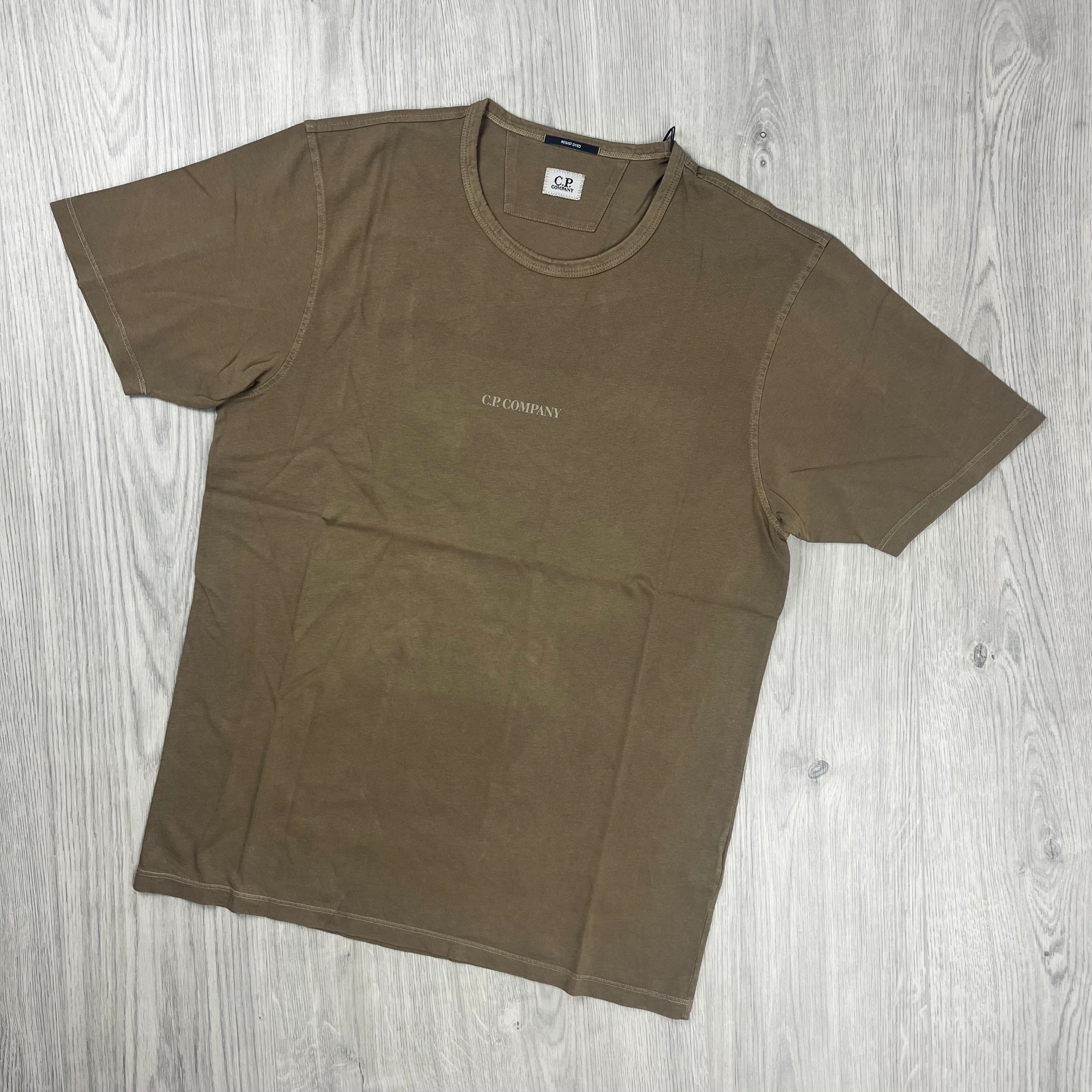 CP Company Printed T-Shirt - Brown Ironleague