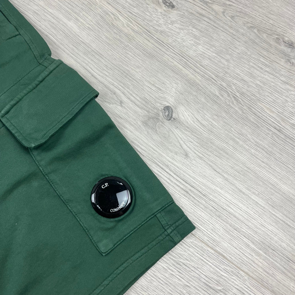 CP Company Jersey Shorts - Duck Green Ironleague
