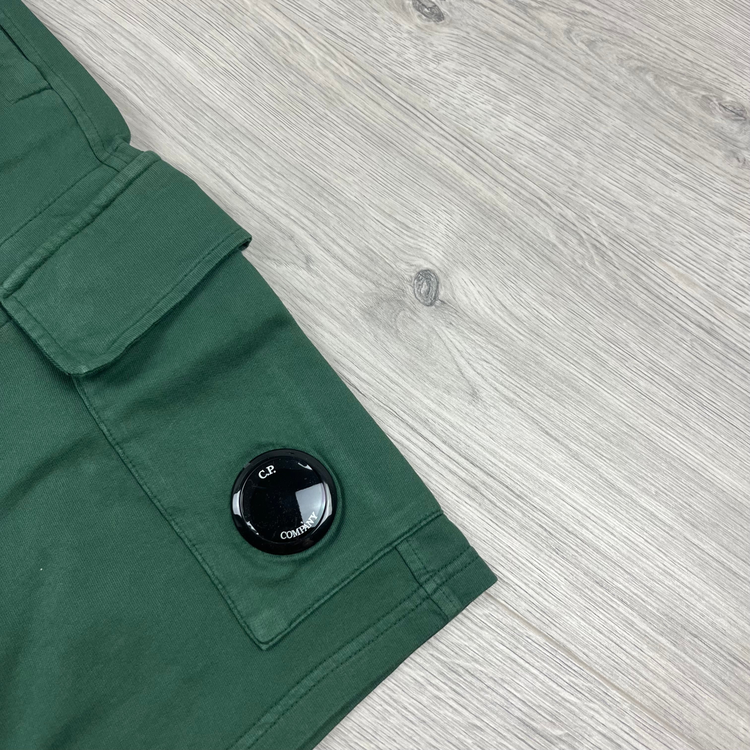 CP Company Jersey Shorts - Duck Green Ironleague